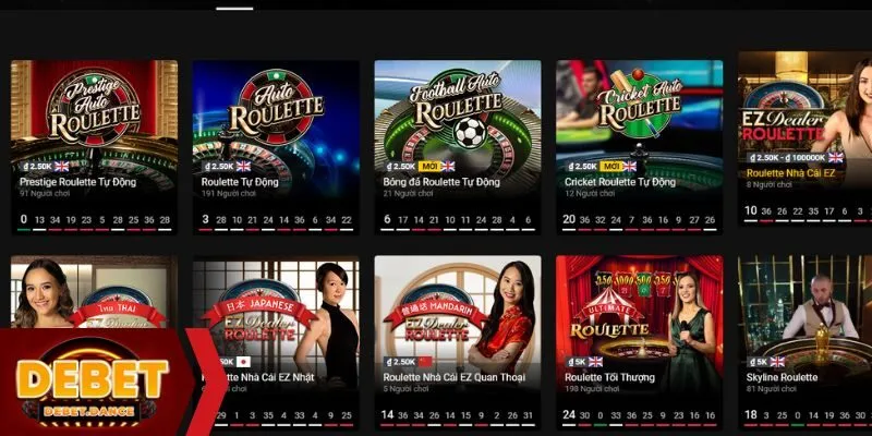 Casino DEBET - Roulette